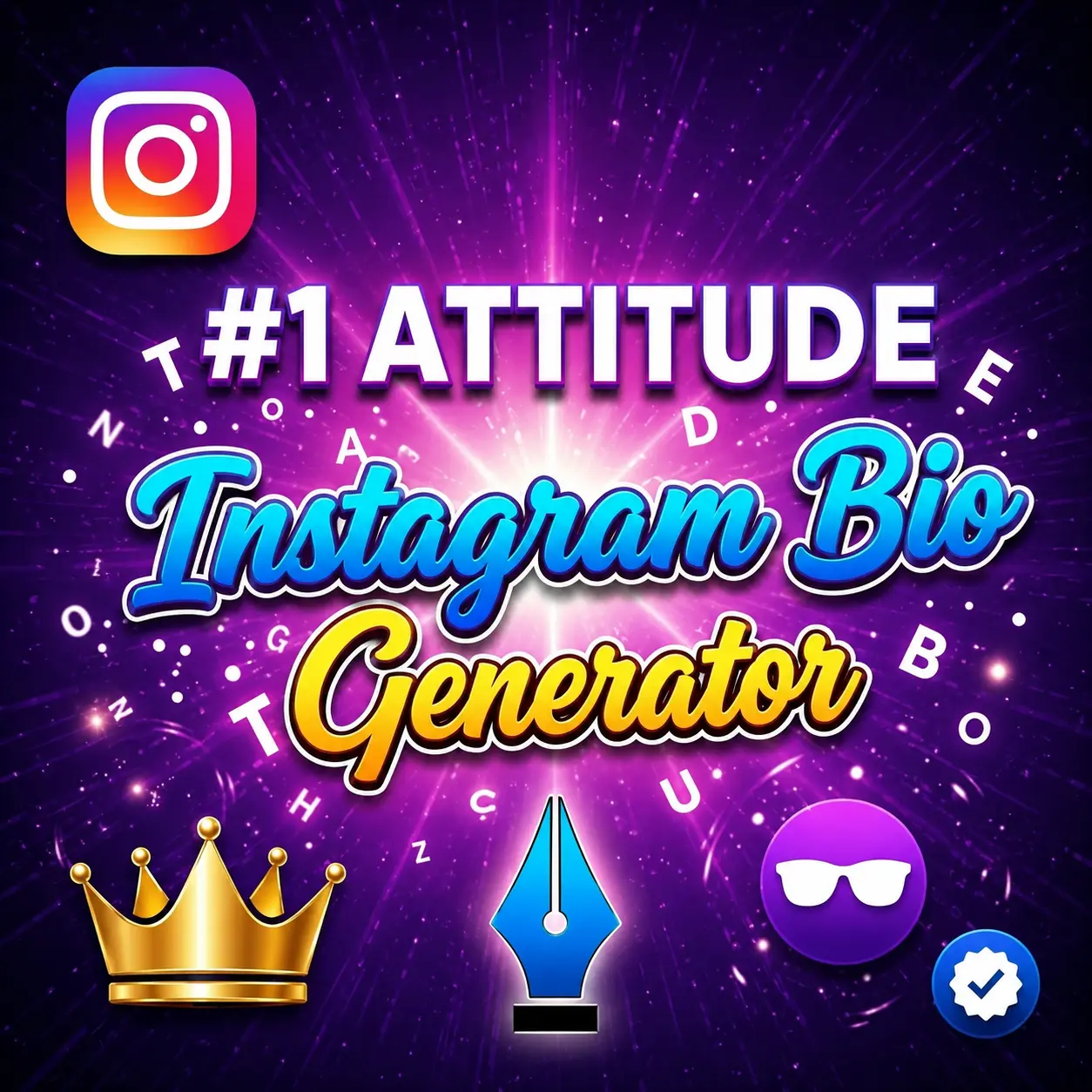Instagram Attitude Bio Examples - Stylish Bio Generator